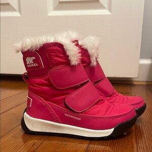 Sorel Kids Fuchsia Whitney Waterproof Boots